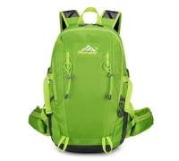 Fenteer Outdoor Hiking Rucksack Backpack Daypack Bag Gear With Structured Frame Comfortable Padding Water Repellent Access Pockets suitable for trail trekking commuting travel, Array, Green