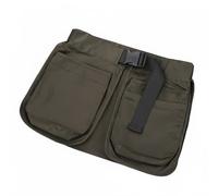 Fenteer Outdoor Waist Pack with Adjustable Utility Belt Detachable Pocket Modules Multi Compartment Apron D Rings for Tools Polyester Construction Suitable