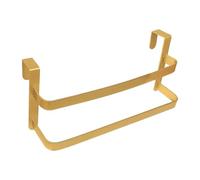 Fenteer over The Door Towel Rack Towel Holder for Kitchen,Organizer Modern Hanger Rack Two Tier for Cabinet Washcloths Cupboard, Gold