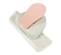 Fenteer Paper Border Edge Craft Punch Decorative Border Punch Press Classroom Festival Embossing Card Puncher for Making Crafting DIY, Pink