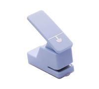 Fenteer Paper Hole Puncher Paper Punching Adults Compact Lightweight Single Hole Punch Home Supplies for Planners Journaling Crafts, Blue Mushroom Hole