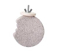 Fenteer Parrot Mouth Molar Paw Grinding Sticks Jumping Parrot Perch Stand Toy Cage Perch Stand for Cockatiel Budgies Chinchilla, 7.8x7.8cm