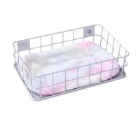 Fenteer Parrot Perch, Cage Accessory, Easy Installation, Metal Wire, Rest Stand for Cockatoo Lovebirds Budgie, White