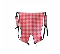 Fenteer Patient Transfer Mobility Aid Harness Belt Lift Support Strap With Quilted Back Pad And Secure Leg Straps In Polyester Suitable for Home Care Caregivers Stairs Travel, Red Plaid