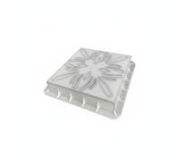 Fenteer Paving Brick Concrete Stepping Pathway Form Walkway Former Polypropylene Construction Suitable for Home Garden Landscaping, Guochui No. 2 Pattern, 25x25x5cm