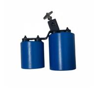 Fenteer Percussion Musical Device Double Drum Unit Twin Drum Percussion Connected Drum Bodies Mounted Drum With Adjustable Hardware Zinc Alloy suitable for education rhythm workshops, Blue