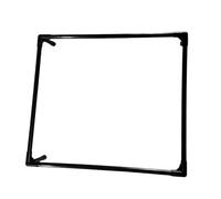 Fenteer Pet Bed Frame Only Cat Bed Frame Quick Setup with Legs Sturdy Indoor Outdoor Reliable Support Black Elevated Dog House Stand, 52cmx40cm