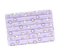 Fenteer Pet Cooling Mat Sleeping Cushion Cute Soft Decorative Easy Carry Versatile Kennel Pad Mattress for Summer Living Room Fishing