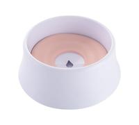 Fenteer Pet Water Dish Anti 1200ml Drinking Bowl Large Capacity Portable Detachable Dog Water Feeder for Indoor and Outdoor, Pink