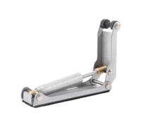 Fenteer Piano Slow Close Device Compact Aluminum Alloy Thin Piano Slow Closing Soft Fall Device, Silver