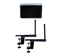 Fenteer Pingpong Net with Clamps Accessories Equipment Table Tennis Net Clamp Post Set for Practicing Thickness 2cm to 6.5cm Tabletop
