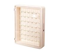 Fenteer Piping Tip Organizer Box Large Capacity Space Saving with Door Supplies Sturdy Durability Practical Gift Wall Mounted, White