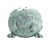 Fenteer Plant Pot Small Planter Pots Frog Shaped Multipurpose Gift Craft Cute Frog Planter Resin Flowerpot for Outdoor Garden Balcony, Blue, A