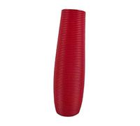 Fenteer Plastic Tall Vase floor standing extra large floor vases Large Flower Vase Modern Gift Home Decor Decorative vases for Bedroom Dining Room Living Room Corner Office (Style B,Red-S)