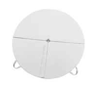Fenteer Pole Dance Mat Pad Foldable Waterproof Security Mat Protective Mat Cushion for Home Gym Sports Dance Training Gymnastics Yoga, White