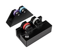 Fenteer Pool Cue Straightness Checker,Repair Supplies,Pool Cue Lathe Machine Lightweight Snooker Club Roller Training Aid