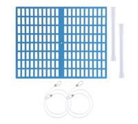 Fenteer Pool Skimmer Cover Pool Skimmer Screen Skimmer Guard Leaf Net Debris With Frame And Fine Mesh To Catch Leaves And Suitable for backyard pools daily upkeep seasonal maintenance