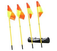 Fenteer Portable Training Poles with Base for Agility And Training on Soccer Fields, Style A