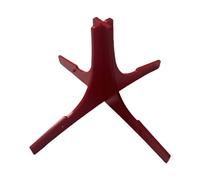 Fenteer Portable Trumpet Stand Clarinet Support Tripod Holder Musicians Gift Lightweight Detachable Trumpet Shelf for Saxophone Flute, Red