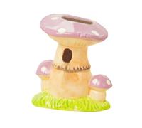 Fenteer Pottery Hamster Water Bottle Stand Rack Cage Accessories Decorative Holder Water Dispenser for Tabletop Countertop Ferret Rat, Purple