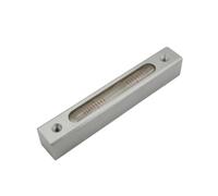 Fenteer Precision Leveling Device Block Level Spirit Level Alignment Tool Measuring Gauge with Clear Top Opening Single Bubble Vial Threaded Mounts Suitable