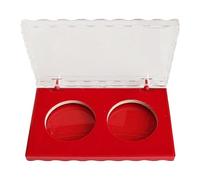Fenteer Presentation Display Box with Clear Top Capsules Challenge Holder for Exhibitions Insignia Jewelry Medal Ceremonies, for 4.5cm