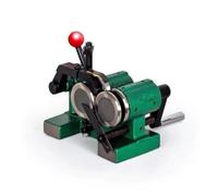 Fenteer Punch Forming Machine Three Jaw Punch Former Manual Grinding Shaft Tool Bench Mounted Chuck Fixture with Imported Bearing Structure for Shaft Finishing Tasks Machine Shop, 0.008mm
