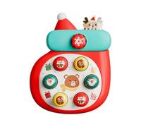 Fenteer Push Button Toy Memory Game Early Learning Early Development Hand Eye Coordination Fun Sensory Fidget Animal Toy for Children