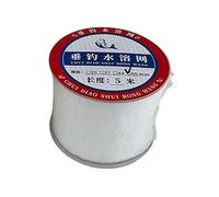 Fenteer Pva Fishing Mesh Water Soluble Bag Lures Wrap Bag Portable Slowly Dissolving 5M Long for Solid Baits Tackle Kit Lure Net, 60mm