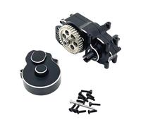 Fenteer RC Car Complete Transmission Gearbox Replace Parts High Performance Sturdy Metal RC Car Parts Easy to Install for 244016 1/24, Black