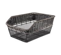 Fenteer Rear Basket Cargo Rack Accessories Easy to Clean Bike Basket Storage Box for Cycling Shopping Men Women Kids Adults, Black