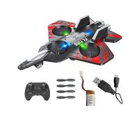 Fenteer Remote Control Airplane RC Plane Portable Easy to Control Anti Falling Roll Foam Aircraft for Kids Boys Children Adults