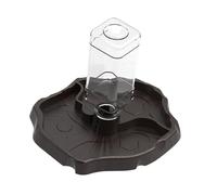 Fenteer Reptile Food Water Bowl Feeding Dish Sturdy Tortoise Accessories Automatic Feeders Waterer Dispenser Bottle for Horned Frogs, coffee