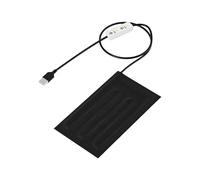 Fenteer Reptile Heating Pad Warming Cushion Portable Multipurpose Warm Pad Terrarium Heating Mat for Turtles Hermit Gecko Parrot, 10cmx20cm