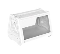 Fenteer Reptile Terrarium Clear Easy Feeding Desktop Pet Enclosure Habitat Cage with Ventilation for Iguana, white 35x25.5x22cm