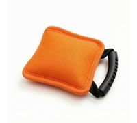 Fenteer Resistant Pillow Dog Bite Pillow Training Cushion Tug Toy With Handle Stitched Edges Woven Texture Polyester Suitable for working dogs handler games, Orange