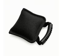 Fenteer Resistant Pillow Dog Bite Pillow Training Cushion Tug Toy With Handle Stitched Edges Woven Texture Polyester Suitable for working dogs handler games, Black