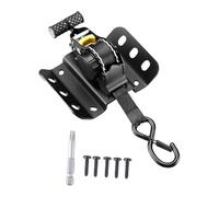 Fenteer Retractable Ratchet Strap Quick Release Premium S Hooks Ratchet Tie Down Strap for Motorcycle Boat Camping Truck Travel