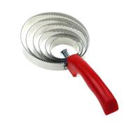 Fenteer Reversible Curry Comb Horse Brush Shedding Tool Portable Horse Shedding Horsehair Brush Hair Scrapers for Cattle Pet Dog