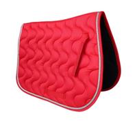 Fenteer Saddle Pad for Horse Shock Absorption Portable Equestrian Riding Equipment Sweat Cushion for Competition, Red