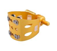 Fenteer Sax Mouthpiece Ligature Saxophone Ligature Fastener Sturdy Replacement Instruments Parts Copper Saxophone Accessories Musical, for Tenor