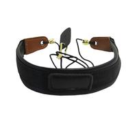 Fenteer Sax Neck Strap Adjustable Comfortable PU Leather Professional Portable Sax Strap