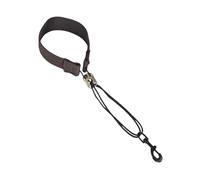 Fenteer Saxophone Neck Strap Sax Strap Soft Instrument Accessories Lightweight Comfortable Professional with Hook for Saxophone Gift, Brown