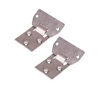Fenteer Seat Hinge Latch with Metal Plate Construction and Multiple Mounting Holes for Secure Installation On Seat Bottom Suitable for Cart Frame Repair