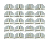 Fenteer Set of 20 Wire Cube Connectors Spare Repair Parts Wire Storage Cubes for Storage Cabinet, White Semi Circle