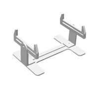 Fenteer Ship Model Stand Auxiliary Base Portable Model Making Fixing Bracket Display Holder for Modeling Projects Painting Weathering, White