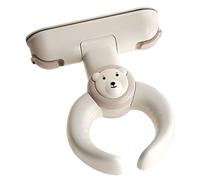 Fenteer Shower Stand Infant Standing Assitance Security Release Hands Strong Suction Cup Adjustable Size for 6 Months to 3 Ages, Coffee