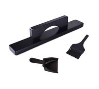 Fenteer Shuffleboard Sweep Shuffleboard Cleaning Brush Portable Reusable Wood Cleaning Tool Shuffleboard Equipment Shuffleboard Brush, Black