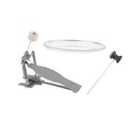 Fenteer Single Bass Drum Pedal Professional with Bass Drum Beater Portable Single Foot Kick Pedal Accessor for Acoustic