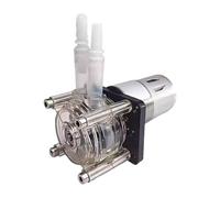 Fenteer Small Peristaltic Pump DC Brushed Geared Motor Precision Silent Self Priming Easy to Install DC Pump for Experiments, 24V